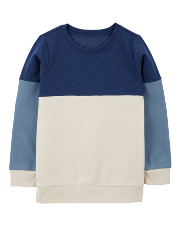 Kid Colourblock Fleece Sweatshirt, 