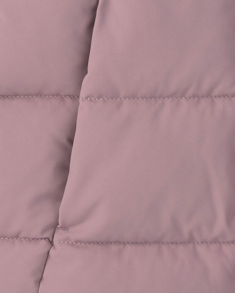 Toddler Girl Bubble Parka-  Dove, image 3 of 3 slides