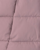 Toddler Girl Bubble Parka-  Dove, image 3 of 3 slides