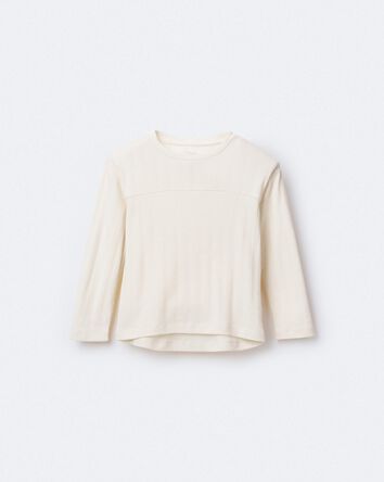 Tout-petit fille - T-shirt &agrave; manches longues - Cr&egrave;me, 