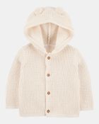 Baby Hooded Cardigan, image 1 of 3 slides
