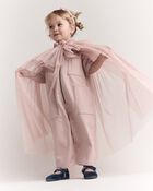 Toddler Girl Confetti Dress Up Cape - Light Pink, image 1 of 7 slides