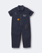 Toddler 'Great Fun' Day Out&trade; Jumpsuit - Navy, image 1 of 2 slides