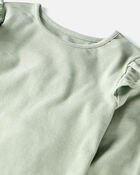 Girls 3-Pack Organic Cotton Flutter Long Sleeve Tees
, image 2 of 7 slides