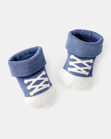 Baby Boy 2-Pack Sneaker Booties, 