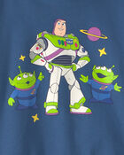 Toddler Boy 2-Piece Buzz Lightyear Long-Sleeve Hoodie & Pant Set - Blue, image 3 of 3 slides