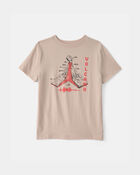 Kids Volcano Graphic Tee - Brown, image 1 of 3 slides