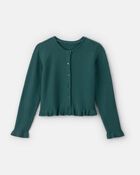 Filles - Cardigan &ndash; Vert, image 1 sur 2 diapositives