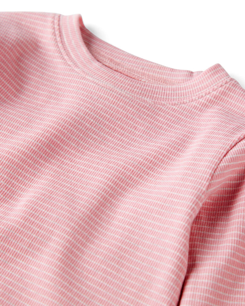 Toddler Girl Organic Cotton Pyjamas in Stripes, image 2 of 4 slides