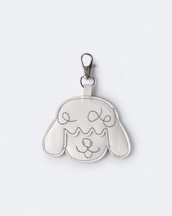 Toddler Girl Poodle Bag Charm - Cream, 