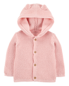 Baby Hooded Cardigan, image 1 of 3 slides
