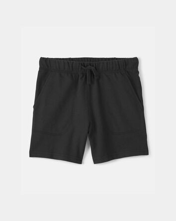 Gar&ccedil;ons - Shorts en Jersey bouclette - Noir, 