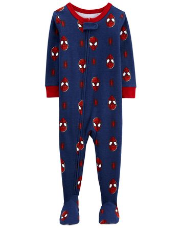 1-Piece 100% Snug Fit Cotton Footie Pyjamas, 