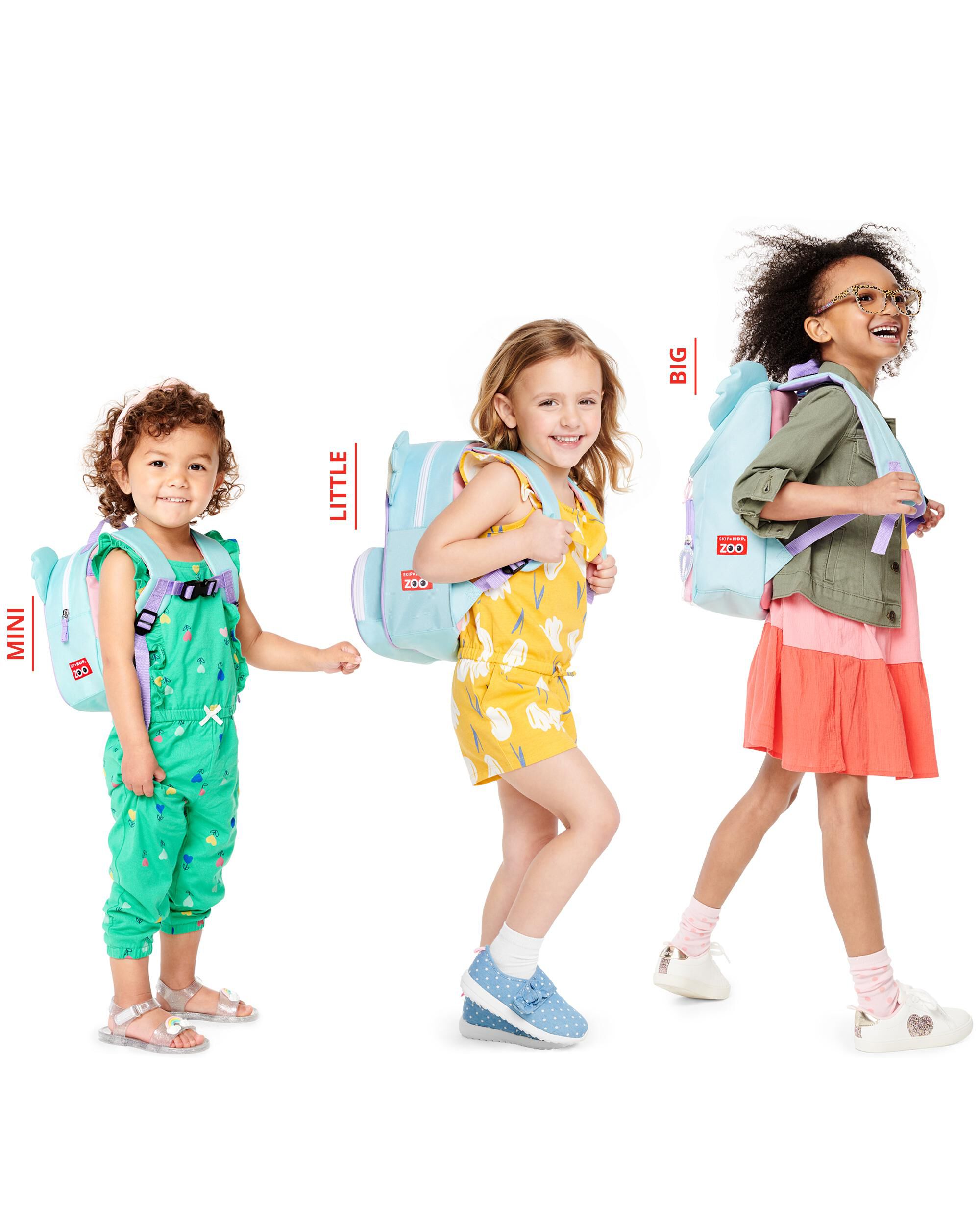 Kids cheap backpack size