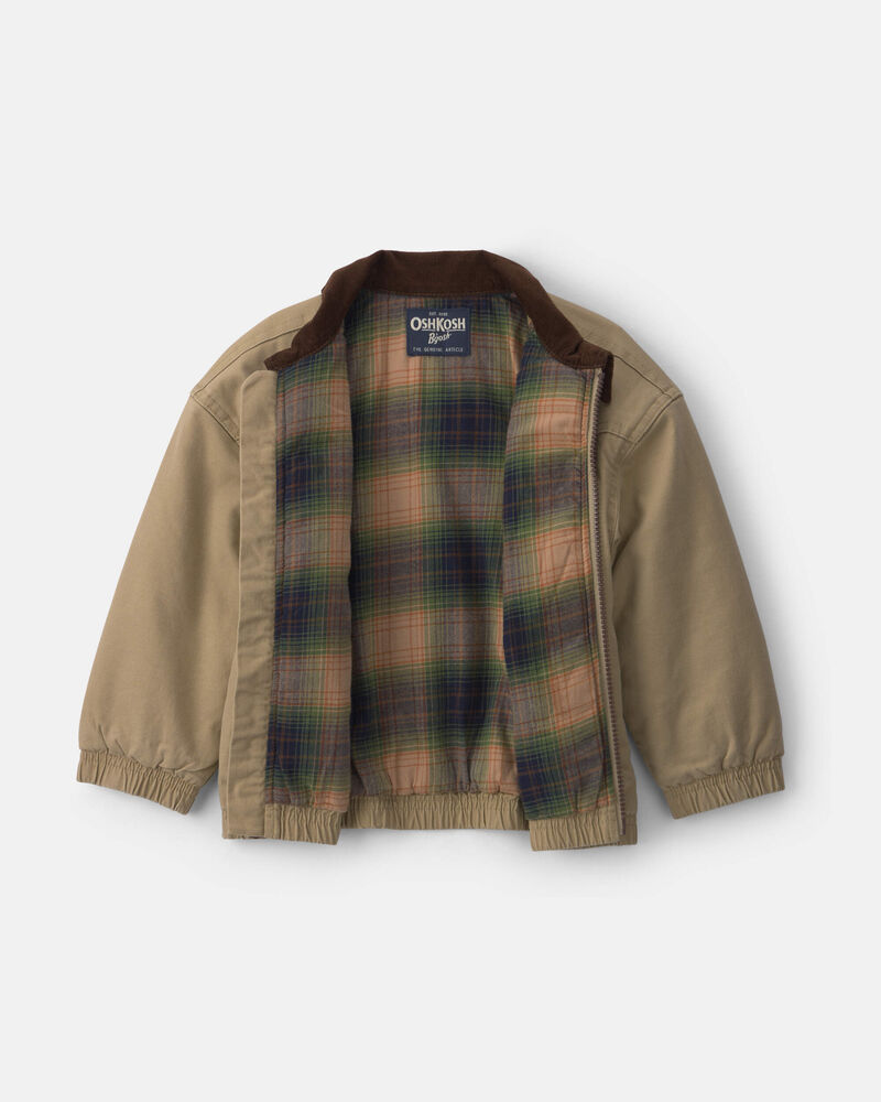 Tout-petit gar&ccedil;on &ndash; Blouson d&rsquo;&eacute;curie utilitaire &ndash; Kaki/Brun, image 2 sur 3 diapositives