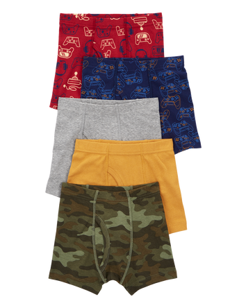 Kid 5-Pack Boxer Briefs Underwear, 