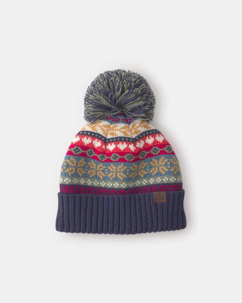 Boys Kombi Winter Frost Hat - Navy, image 1 of 3 slides