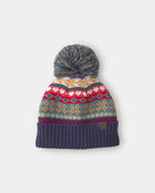 Boys Kombi Winter Frost Hat - Navy, image 1 of 3 slides