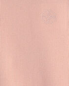 Toddler Girl Long-Sleeve Rib Top - Pink, image 2 of 3 slides