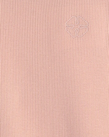 Toddler Girl Long-Sleeve Rib Top - Pink, 