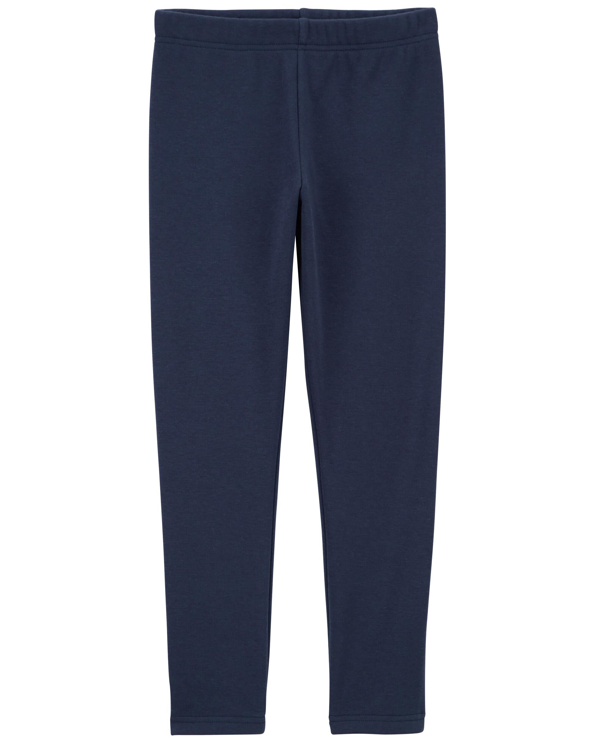 Navy Cozy Fleece Leggings Carter s Oshkosh Canada