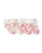 Bébé 2 paires de chaussons à nœud, image 1 sur 3 diapositives