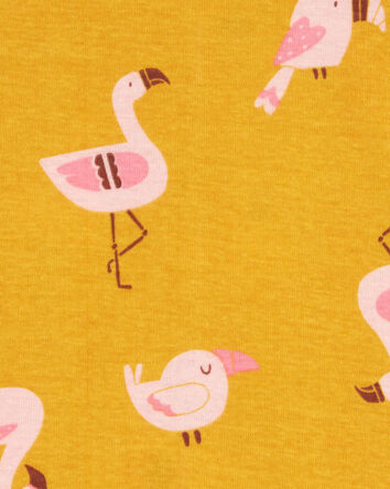 4-Piece Flamingo-Print Pyjamas Set, 