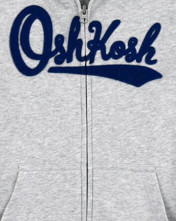 Kid OshKosh Logo Zip Jacket, 