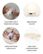 16" Nursery Style Light-Up Changing Pad &ndash; Oat, image 4 of 8 slides