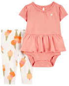 Baby 2-Piece Ice Cream Bodysuit Pant Set, image 1 of 3 slides