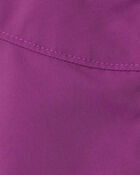 Baby Girl Midweight Fleece Lined Berry Jacket- Purple, image 3 of 3 slides