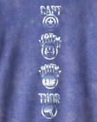Gar&ccedil;ons - Chandail &agrave; capuchon &agrave; manches longues &copy;Marvel - Bleu, image 4 sur 4 diapositives