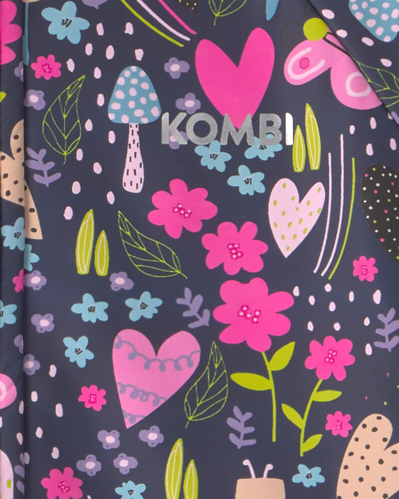 Toddler Girl Kombi London Rain Jacket - Floral, image 4 of 4 slides