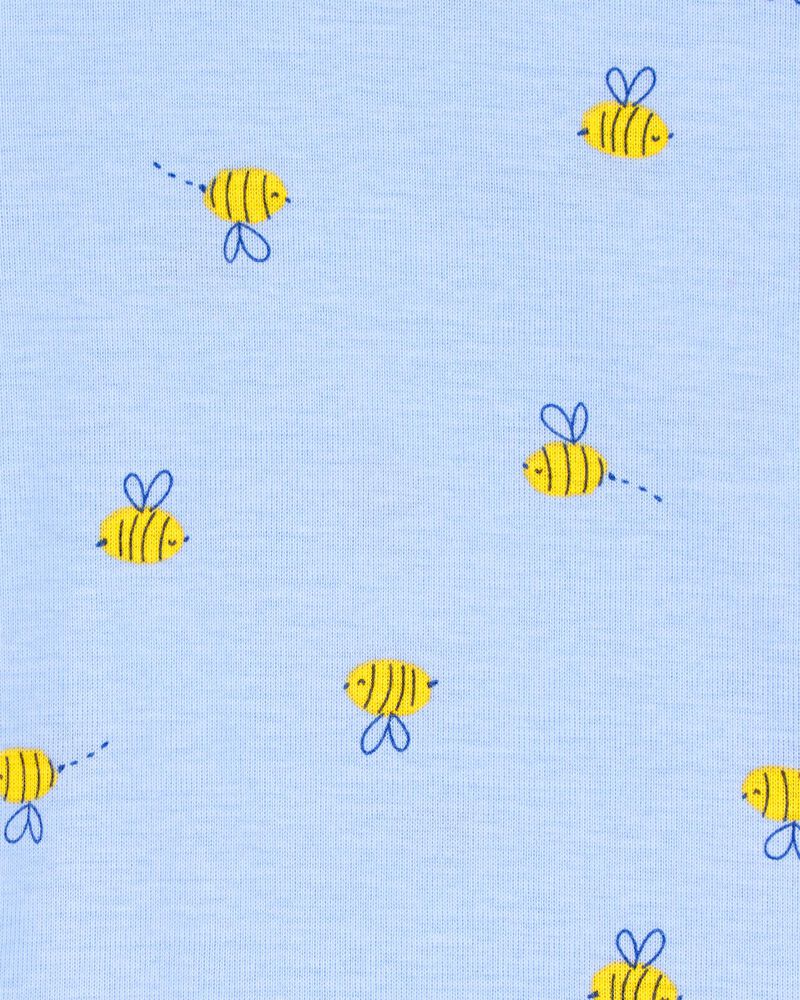 Baby 4-Piece Floral Cotton Pyjamas, image 3 of 4 slides