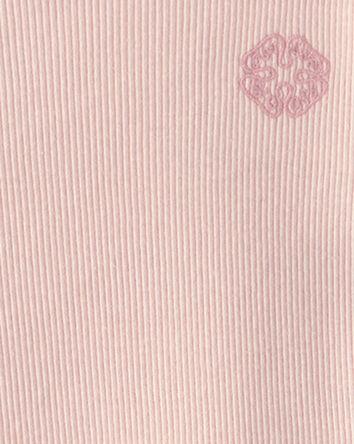 Toddler Girl OshKosh Logo Ribbed Tee - Pink, 