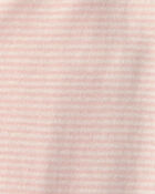 B&eacute;b&eacute; fille - Grenouill&egrave;re en 100 % coton &agrave; rayures - Rose, image 4 sur 4 diapositives