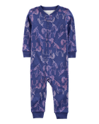 Toddler 1-Piece Unicorn 100% Snug Fit Cotton Footless Pyjamas, image 1 of 4 slides