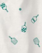 Baby 5-Pack Sports Multipack Bodysuits - Green/White, image 5 of 7 slides