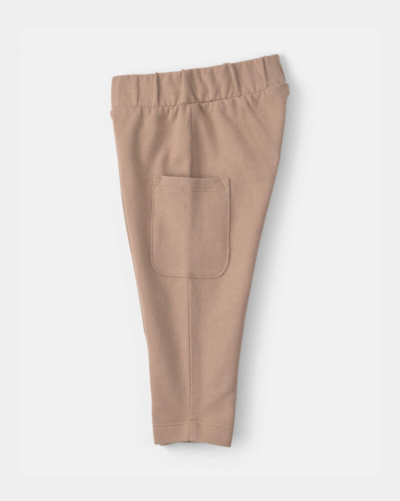 B&eacute;b&eacute; gar&ccedil;on - Ensemble 3 pi&egrave;ces haut &agrave; motif lion et pantalon - Brun, image 2 sur 4 diapositives