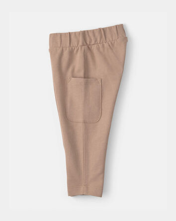 B&eacute;b&eacute; gar&ccedil;on - Ensemble 3 pi&egrave;ces haut &agrave; motif lion et pantalon - Brun, 