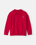 Tout-petit gar&ccedil;on - Chandail polo &ndash; Rouge, image 1 sur 2 diapositives