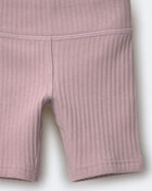 Tout-petit fille - Short de cycliste Brooklyn - Mauve, image 6 sur 6 diapositives