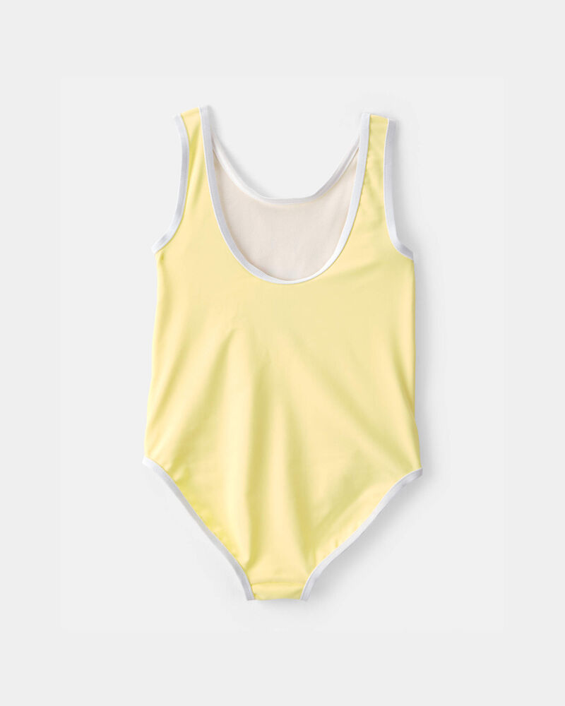 Toddler Girl Girl Sunny day 1-Piece Swimsuit- Yellow, image 2 of 4 slides