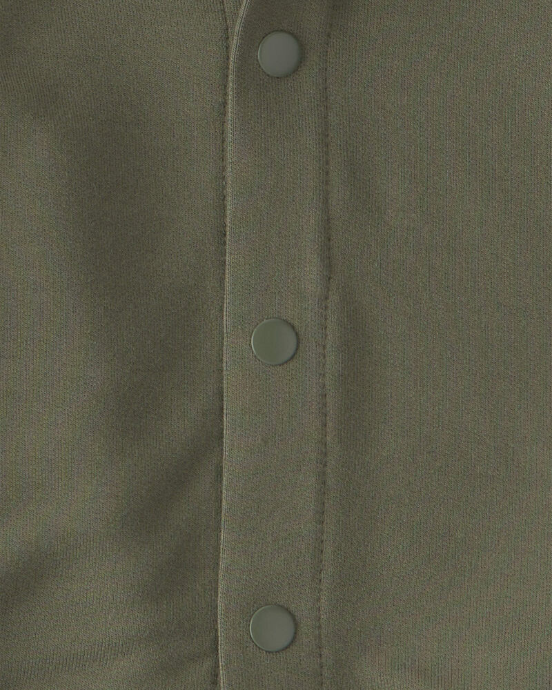 Baby Boy 2-Piece PurelySoft&trade; Hoodie Layering Set - Olive Green, image 4 of 6 slides