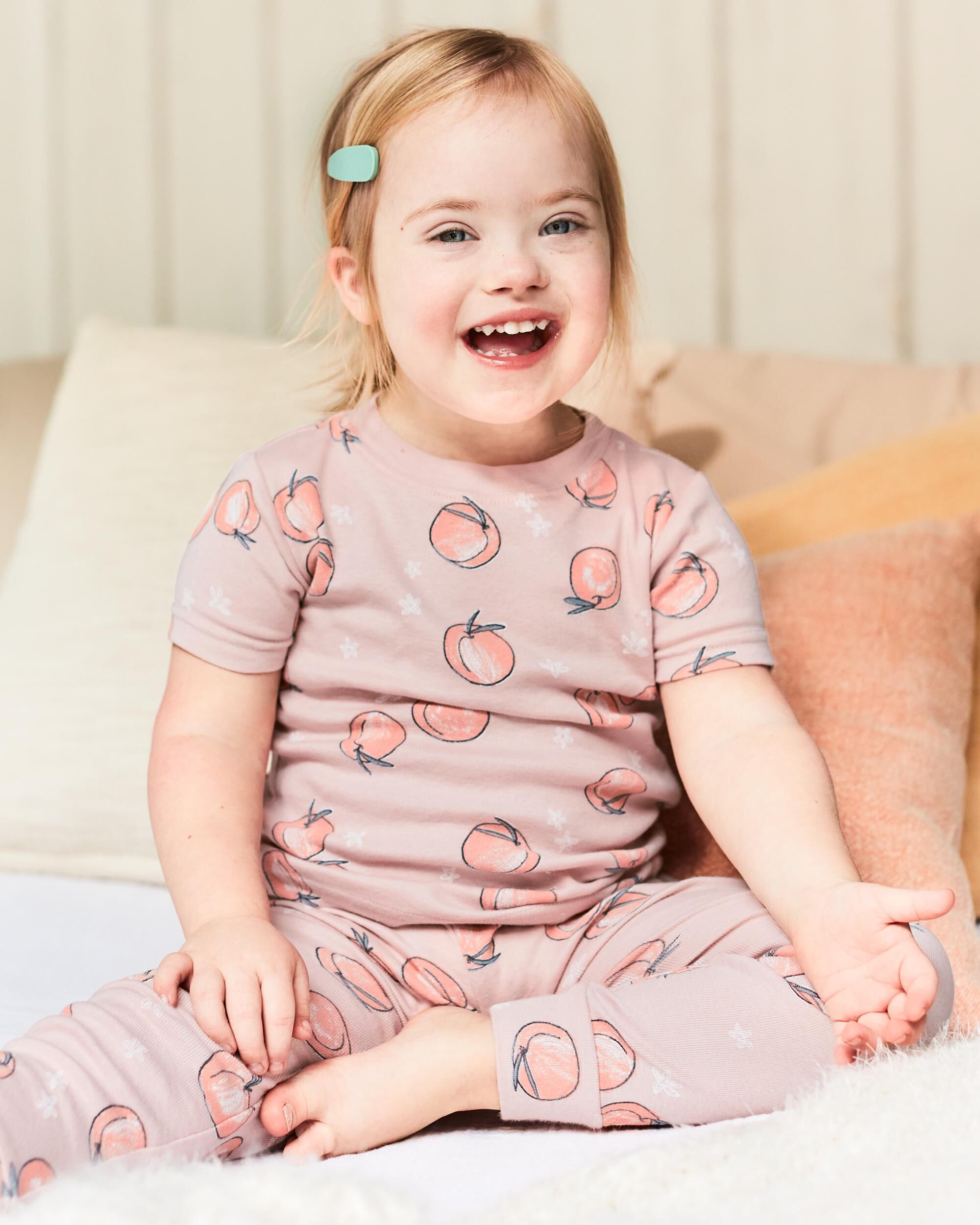 Peach pajamas on sale