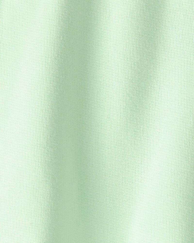 Girls French Terry Shorts - Green, image 3 of 4 slides