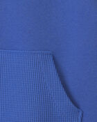 Toddler Boy Fleece Quarter-Zip Pullover Sweatshirt - Blue, image 2 of 3 slides