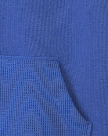 Toddler Boy Fleece Quarter-Zip Pullover Sweatshirt - Blue, 
