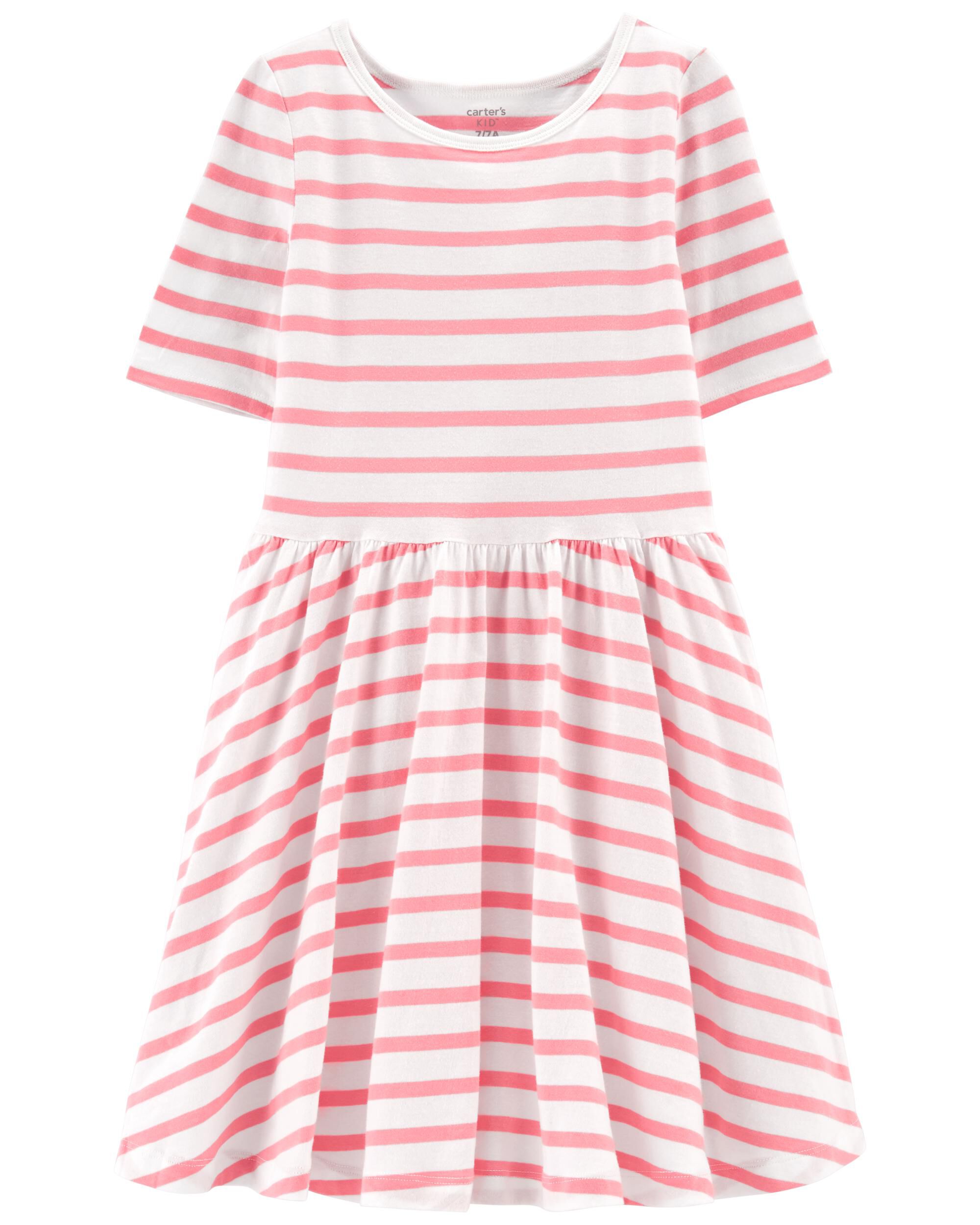 Hot pink shop jersey dress