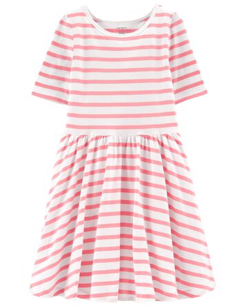 Striped Jersey Dress, 